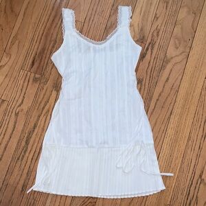 Princess Polly mini white dress Size Xs